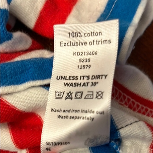 Vintage Thomas & Friends • Graphic Striped Polo Shirt Island of Sodor 3-4 Years - Picture 8 of 8